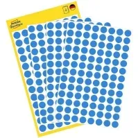 Bilde av Avery Zweckform - Selv-adhesiv - blå - 8-mm rund 416 etikett(er) (4 ark x 104) runde etiketter Papir & Emballasje - Etiketter - Manuel farget