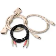 Bilde av Avocent SwitchView Kabelsæt, 1,8 m, DVI til DVI, USB-B(Printer kabel), Jack(Lyd & Mic) PC tilbehør - Kabler og adaptere - Videokabler og adaptere