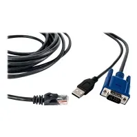 Bilde av Avocent - Video- / USB-kabel - USB, HD-15 (VGA) (hann) til RJ-45 (hann) - 4.5 m - for AutoView 1400, 1500, 2000, 2020, 2030, AV3108, AV3216 PC tilbehør - KVM og brytere - Tilbehør