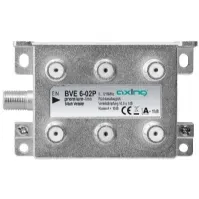 Bilde av Axing BVE 6-02P, Kabelspillter, 5 - 1218 MHz, Grå, A, 10,8 dB, F PC tilbehør - Kabler og adaptere - Strømkabler