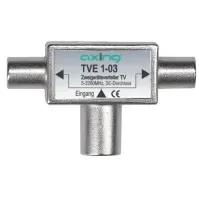 Bilde av Axing TVE 1-03, Sølv, 1 × IEC(f), 2 × IEC(m), 55 mm, 34 mm, 18 mm PC tilbehør - Kabler og adaptere - Strømkabler