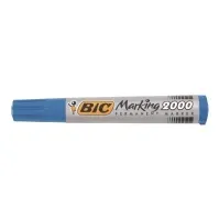 Bilde av BIC Marking 2000 - Markør - permanent - blå - alkoholbasert blekk - 1.7 mm (en pakke 12) Skriveredskaper - Markør - Permanenttusj