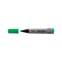 Bilde av BIC Marking 2000 - Markør - permanent - grønn - alkoholbasert blekk - 1.7 mm (en pakke 12) Skriveredskaper - Markør - Permanenttusj