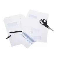 Bilde av BONG Business Profile C4p - Konvolutt - International C4 (229 x 324 mm) - firkantet - åpen ende - selvklebende - 1 vindu - fargekantforing - hvit - pakke av 500 Papir & Emballasje - Konvolutter og poser - Konvolutter