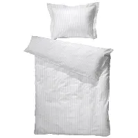 Bilde av Babysengetøy - 70x100 - Hvitt sengetøy - sengesett i 100% egyptisk bomullsateng - Turiform Innredning , Barnerommet , Baby sengetøy 70x100 cm