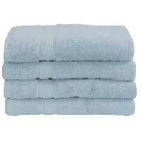 Bilde av Badehåndkle - 100% Egyptisk bomull - Lyseblå - 70x140 cm Håndklær