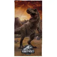 Bilde av Badehåndkle - Dinosaur - 70x140 cm - Jurassic World Håndklær , Håndklestørrelser , Badehåndkle 70x140 cm