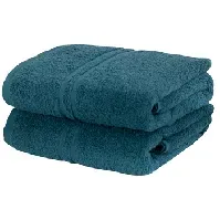 Bilde av Badehåndkle - 65x130 cm - Blå - IN Style Håndklær , Håndklestørrelser , Badehåndkle 70x140 cm