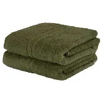 Bilde av Badehåndkle - 65x130 cm - Grønn - IN Style Håndklær , Håndklestørrelser , Badehåndkle 70x140 cm