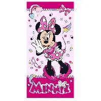 Bilde av Badehåndkle - 70x140 cm - Minnie Mouse - Mykt barnehåndkle Håndklær , Håndklestørrelser , Badehåndkle 70x140 cm