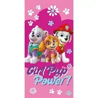 Bilde av Badehåndkle - 70x140 cm - Paw patrol - Girl pup power - Mykt barnehåndkle Håndklær , Håndklestørrelser , Badehåndkle 70x140 cm