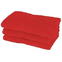 Bilde av Badehåndkle - Rød - Egeria - 70x140 cm Håndklær