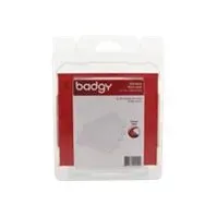Bilde av Badgy - Polyvinylklorid (PVC) - 30 mille - hvit - 100 kort kort - for Badgy 100, 200, 1st Generation Papir & Emballasje - Markering - Plast kort