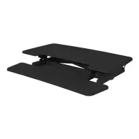 Bilde av Bakker Elkhuizen Adjustable Sit-Stand Desk Riser 2 - Stativ - for LCD-skjerm / PC-utstyr - svart - skrivebordsstativ TV, Lyd & Bilde - Monteringsfester - Bord