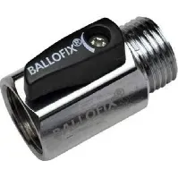 Bilde av Ballofix kuleventil 1/2" i krom med håndtak Tekniske installasjoner > Rør &amp; rørdeler