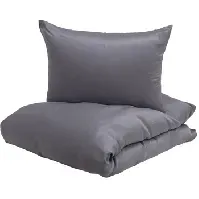 Bilde av Bambus sengetøy - 140x200 cm - Turiform - Enjoy grå Sengetøy ,  Enkelt sengetøy , Enkelt sengetøy 140x200 cm