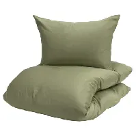 Bilde av Bambus sengetøy - 140x200 cm - Turiform - Enjoy grønn Sengetøy ,  Enkelt sengetøy , Enkelt sengetøy 140x200 cm