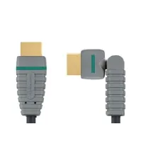 Bilde av Bandridge 1m HDMI, 1 m, HDMI Type A (Standard), HDMI Type A (Standard), Sort, Grå PC tilbehør - Kabler og adaptere - Videokabler og adaptere