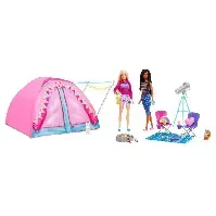 Bilde av Barbie Camping med dukker Barbie lekesett HGC18 Dukker