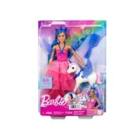 Bilde av Barbie Doll Mattel Sapphire Winged Unicorn Doll 65-årsjubileum HRR16 Leker - Figurer og dukker - Mote dukker