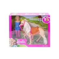 Bilde av Barbie Doll and Horse (Blonde) Leker - Figurer og dukker - Mote dukker