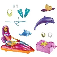 Bilde av Barbie - Dreamtopia Doll, Vehicle and Accessories (HBW90) - Leker