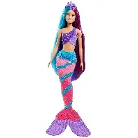 Bilde av Barbie - Dreamtopia - Long Hair Mermaid Doll (GTF39) - Leker