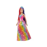 Bilde av Barbie Dreamtopia Rainbow Magic - Mermaid Doll with Rainbow Hair and Water-Activated Color Change Feature - regnbue Leker - Figurer og dukker - Mote dukker