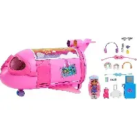 Bilde av Barbie Extra Fly Jet lekesett Barbie Extra mini dukker lekesett HPF72 Dukker