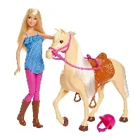 Bilde av Barbie - Horse and Rider (FXH13) - Leker