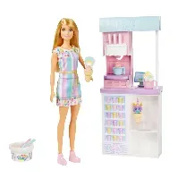 Bilde av Barbie - Ice Cream Shopkeeper Playset (HCN46) - Leker