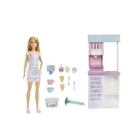 Bilde av Barbie Ice Cream Shopkeeper Playset Leker - Figurer og dukker - Mote dukker
