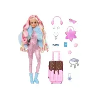 Bilde av Barbie Travel Barbie Doll with Snow Fashion Barbie Extra Fly Leker - Figurer og dukker - Mote dukker