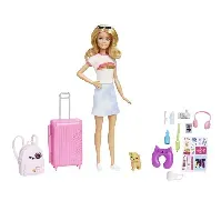 Bilde av Barbie -Travel Set With Puppy (HJY18) - Leker