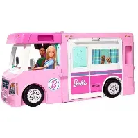 Bilde av BarbieAdventure Caravan Barbie bil GHL93 Biler