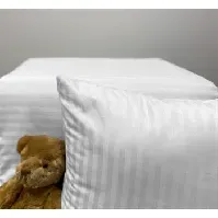 Bilde av Barn sengesett - 100x140 cm - 100% bomullssateng - Hvitt ensfarget sengetøy - Borg Living Innredning , Barnerommet , Junior sengetøy 100x140 cm