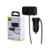 Bilde av Baseus FM-sender Baseus bluetooth bilsender MP3 S-16 (svart) Tele & GPS - Batteri & Ladere - Billader