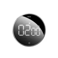 Bilde av Baseus Heyo rotation countdown, Daglig tidtaker, Sort, Digitalt, LCD, Jekk, Rotasjon, 99 min PC tilbehør - Nettverk - Diverse tilbehør