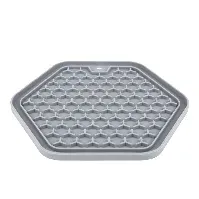 Bilde av Basic Hexagon Lick Mat Hund - Matplass - Slow feeder & Slikkematte til hund