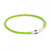 Bilde av Basic LED-halsbånd til hund Nylon (Grønn) Hund - Hundeutstyr - Hundelys