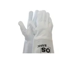 Bilde av Basic TIG handske lang str. 09 - Svejsehandske, gedeskind m/indsyet elastik i overhånd Klær og beskyttelse - Hansker - Arbeidshansker