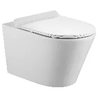 Bilde av Bathco Sintra Veggskål M/soft-close Sete - Vegghengt Toalett Hvit Vegghengt toalett