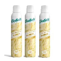 Bilde av Batiste - 3 x Dry Shampoo Hint of Colour Light Blond 200 ml - Skjønnhet