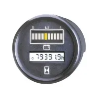 Bilde av Bauser Batteri- og tidsindikator 830.1 24V 0 - 99999,9 h Strøm artikler - Øvrig strøm - Innbyggings måler
