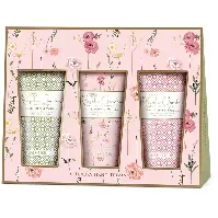 Bilde av Baylis & Harding Royale Garden Rose, Poppy & Vanilla Hand Cream Trio Set - 150 ml Hudpleie - Gaver & Hudpleiesett - Kropp