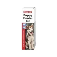 Bilde av Beaphar Puppy Starter tooth cream and brush Kjæledyr - Hund - Pleieprodukter