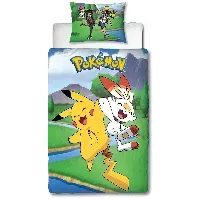 Bilde av Bed Linen - Adult Size 140 x 200 cm - Pokemon (POK418) - Baby og barn