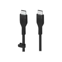 Bilde av Belkin BOOST CHARGE - USB-kabel - 24 pin USB-C (hann) til 24 pin USB-C (hann) - USB 2.0 - 2 m - svart PC tilbehør - Belkin Tilbehør - Belkin Kabler for datamaskiner