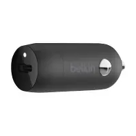 Bilde av Belkin BoostCharge - Bilstrømadapter - 20 watt - Fast Charge (24 pin USB-C) - svart Tele & GPS - Batteri & Ladere - Kraftbanker