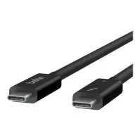 Bilde av Belkin CONNECT - Thunderbolt-kabel - 24 pin USB-C (hann) reversibel til 24 pin USB-C (hann) reversibel - Thunderbolt 4 - 2 m - aktiv, USB Power Delivery (100 W) - for P/N: INC006TTSGY PC tilbehør - Belkin Tilbehør - Belkin Kabler for datamaskiner